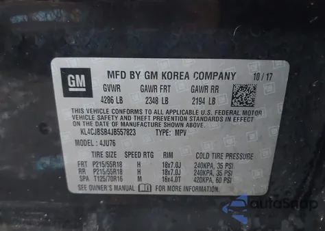 2018 Buick Encore Preferred Ii z USA, uszkodzony, nr VIN KL4CJBSB4JB557823